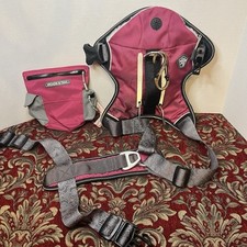 Conjunto de Mochila Arcadia Trail para Cachorro Arnês e Bolsa para Guloseimas Rosa Cinza L Reflexiva comprar usado  Enviando para Brazil