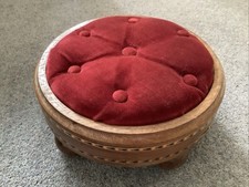 Vintage wood footstool for sale  SWADLINCOTE