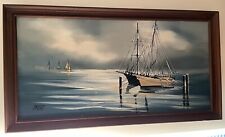 Vintage blue seascape for sale  Sykesville