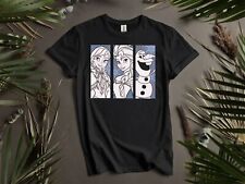 Camiseta Frozen Elsa Anna Olaf Personagem Camiseta Masculina Feminina Unissex K459 comprar usado  Enviando para Brazil