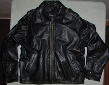 mens black leather jackets for sale  Brighton