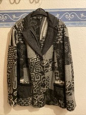 Damenblazer schwarz grau gebraucht kaufen  Saerbeck