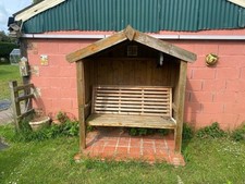 Garden arbour bench for sale  WISBECH