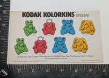 1989 kodak kolorkins for sale  Clayton