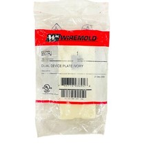 Placa frontal conector Wiremold 550RJ duplo RJ11-RJ45 5 peças, marfim nova comprar usado  Enviando para Brazil