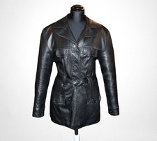 Giacca pelle vintage usato  Milano