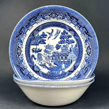 Churchill willow pattern for sale  ANDOVER