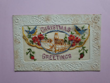 Ancienne carte brodee d'occasion  Saint-Quentin