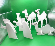 Handmade wood silhouette for sale  Roscoe