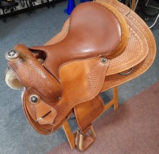 Westernsattel helles leder gebraucht kaufen  Heidenheim