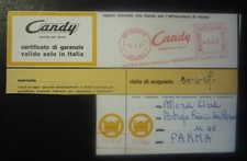 Cert. lavatrice candy usato  Parma