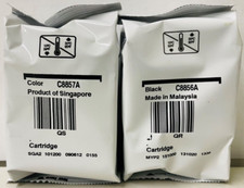 Nuevo Genuino C8856A C8857A Color Negro 2PK Cartuchos de Tinta Bolsa segunda mano  Embacar hacia Mexico