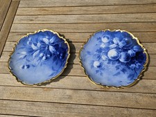 Paire plateaux porcelaine d'occasion  Thenon