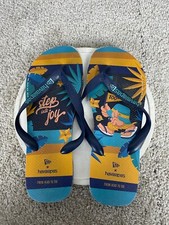 Chinelos Havaianas Flip Flop Unissex Tamanho 11/12W 9/10M Step Into Joy Multicolor comprar usado  Enviando para Brazil