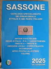 catalogo sassone francobolli usato  Trento