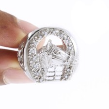 Natural diamond horseshoe for sale  Houston