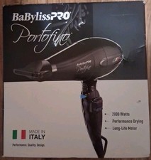NOVO Secador de Cabelo BaBylissPRO Nano Titânio Italiano Portofino 2000W Caixa Aberta Preto comprar usado  Enviando para Brazil
