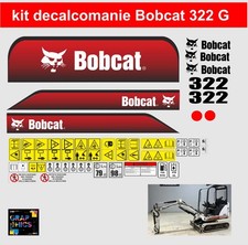 Bobcat 322 decalcomanie usato  Gravina in Puglia