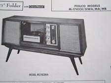 FOTOFATO DE RÁDIO FONÓGRAFO PHILCO M-1741CH, M-1741DWA, M-1741MA e M-1741MB comprar usado  Enviando para Brazil