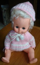 Puppe schlafaugen strickkleidc gebraucht kaufen  Obing