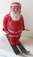 Usado, Vintage 1940s PAPAI CELULÓIDE EM METAL ESQUI VARAS DE MADEIRA 4 3/8" de altura comprar usado Usado, Vintage 1940s PAPAI CELULÓIDE EM METAL ESQUI VARAS DE MADEIRA 4 3/8" de altura comprar usado  Enviando para Brazil