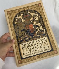 THE CORONATION OF HER MAJESTY QUEEN ELIZABETH II: APPROVED PROGRAMME comprar usado  Enviando para Brazil