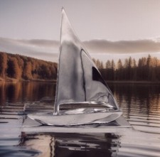 Sailboat sculpture aluminium for sale  SUTTON COLDFIELD