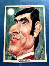 Poster caricatura attore usato  Gragnano