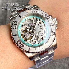 Novo relógio masculino automático mergulhador 200M impermeável 40mm NH70A mostrador oco transparente comprar usado  Enviando para Brazil