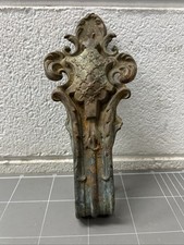 ANTIGO GANCHO DECORATIVO VITORIANO LATÃO CORTINA VARA CAPUZ TEATRO , usado comprar usado  Enviando para Brazil