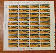 Feuille timbres juin d'occasion  Saint-Péray