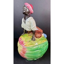 Antique majolica black for sale  Sarasota