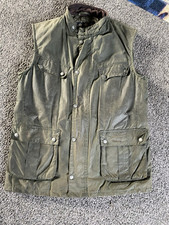 Barbour waxed gilet for sale  CROOK