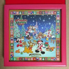 Conjunto de emblema e moldura Tokyo Disney Land fantasia de Natal 2003 Mickey Minnie TDL comprar usado  Enviando para Brazil