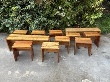 Tabourets bancs pin d'occasion  Pontcharra