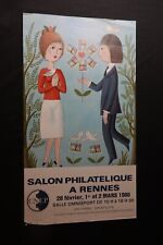 Affiche salon philatelique d'occasion  France