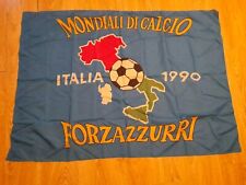 BANDIERA FLAG VINTAGE '90 FOOTBALL WORLD CUP ITALIA CALCIO 1990 comprar usado  Enviando para Brazil