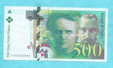 Billet 500 francs d'occasion  Herbignac