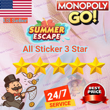 ADESIVOS MONOPOLY_GO_STAR_WARS 3⭐️ (Todos os adesivos disponíveis) 💯 comprar usado  Enviando para Brazil