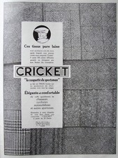 Press 1924 cricket d'occasion  Expédié en Belgium