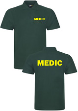 CAMISA POLO MÉDICA VESTUÁRIO DE TRABALHO PRIMEIROS SOCORROS SAÚDE HOSPITAL TOP UNISSEX comprar usado  Enviando para Brazil