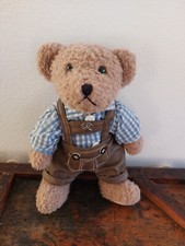 Bayrischer teddybär lederhose gebraucht kaufen  Stolk
