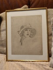 Dessin crayon portrait d'occasion  Cénac-et-Saint-Julien