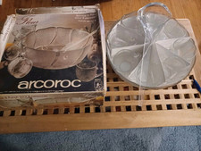 Vintage arcoroc fleur for sale  WARRINGTON