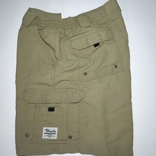 Bermuda cargo masculina náilon 42 verde musgo 9 bolsos caminhada acampamento pesca comprar usado  Enviando para Brazil