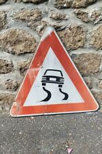Cartello strada sdrucciolevole usato  Roma