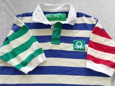 Camisa polo de rugby listrada estilo retrô United Colors Of Benetton tamanho G comprar usado  Enviando para Brazil