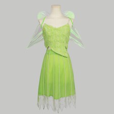 Cosplay Sininho Sem Alças Vestido Verde Saia Asa Fantasia Halloween Terno comprar usado  Enviando para Brazil