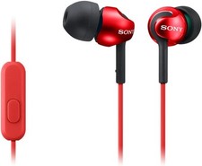 Słuchawki Sony MDR-EX110AP w kolorze czerwonym na sprzedaż  PL
