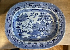 Antique willow pattern for sale  BODMIN